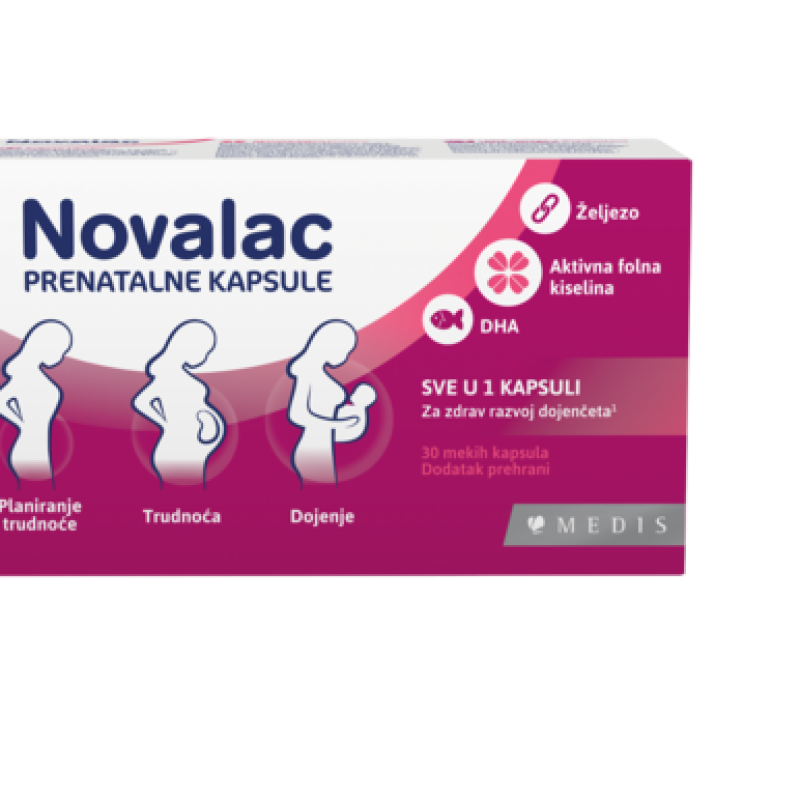 Novalac PRENATAL a 30 mekih kapsula