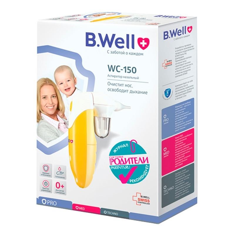 B.Well Aspirator nazalni električni WC-150