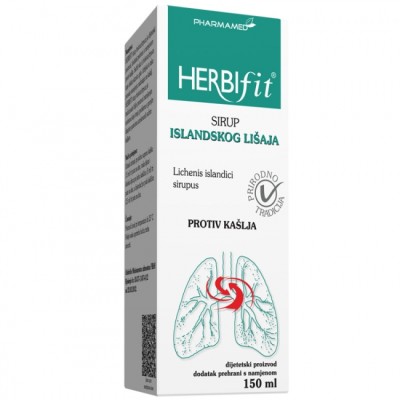 HERBIfit sirup islandski lišaj 150 ml