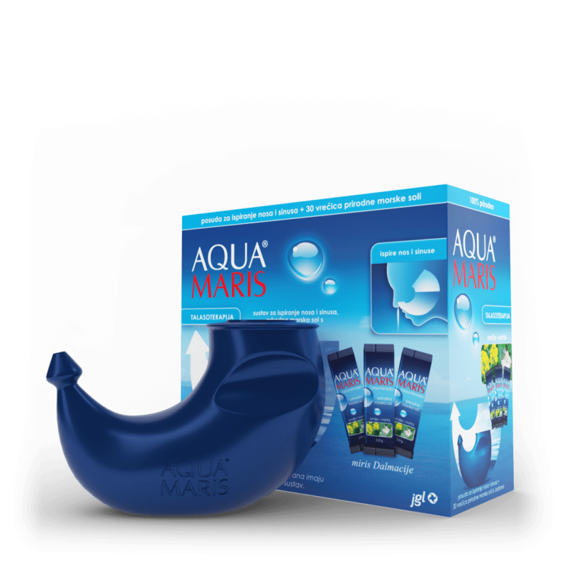 Aqua maris talasoterapija posuda za ispiranje+30 vrećica za ispiranje