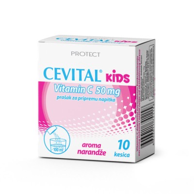 Cevital Kids Vitamin C 50 mg a 10 kesica
