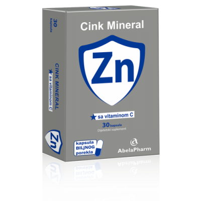 Cink mineral+C 30 cps