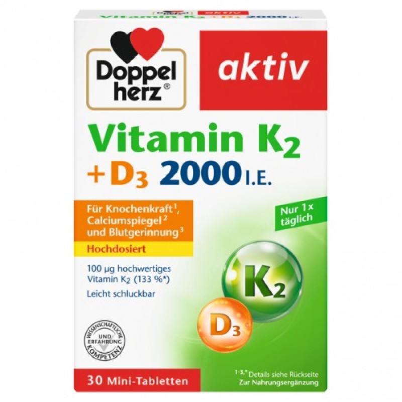 DH Vitamin K2+D3 2000i.e. 30 tbl