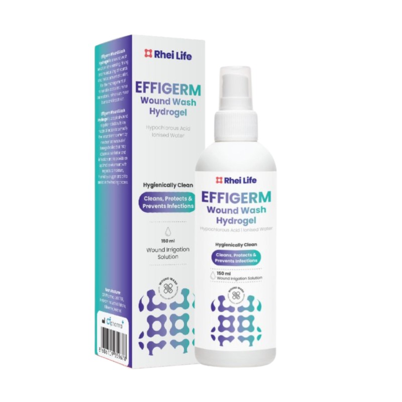 Effigerm Wound Wash hydrogel rastvor za čišćenje i ispiranje rana 150ml