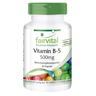 Vitamin B5 500mg A60