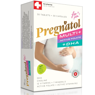 Pregnatol Multi +activ folat+DHA 30 tbl +30 cps