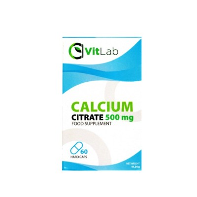 VitLab Calcium Citrat 500 mg cps a 60