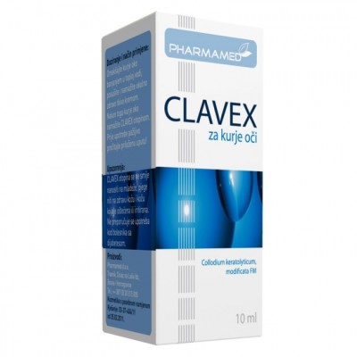 Clavex za kurje oči 10 ml