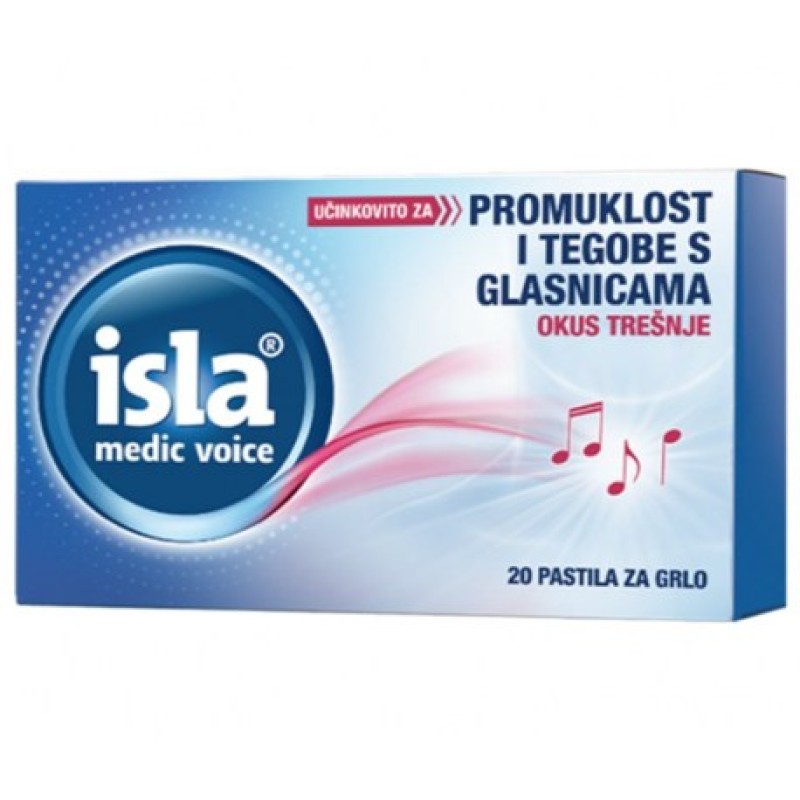 Isla medic voice pastile a 20