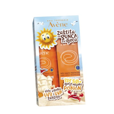 Avène Sprej za djecu SPF50+ 200 ml + POKLON dječije mlijeko SPF 50+ 100ml