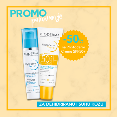 BIODERMA PHT.KREMA SPF 50+ 40ML+HYDRABIO SERUM 40ML - 50%