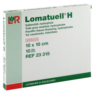 Lomatuell H vazelinske komprese 10x10 cm A10