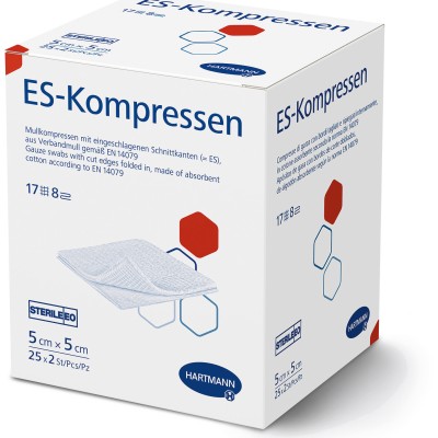 Komprese sterilne 5x5 a1 Hartman