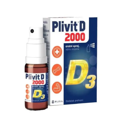 Plivit D 2000 oralni sprej 10 mL