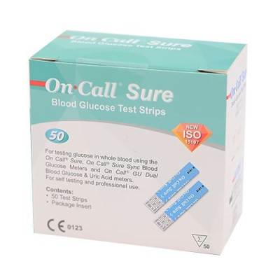 On Call Sure trake za mjerenje glukoze u krvi A50