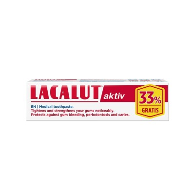 Dr. Theiss Lacalut aktiv pasta za zube 33% gratis 100ml