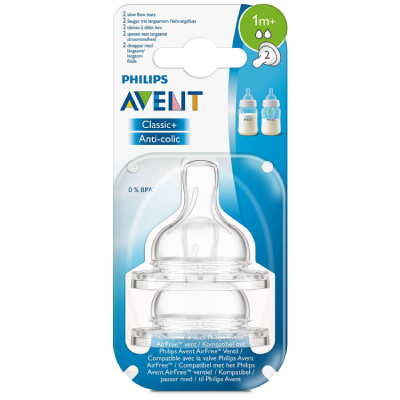 AVENT silikonski sisač Ati-colic 1m+ A2