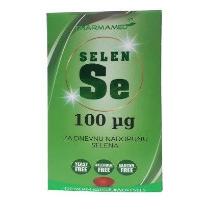 Selen meke kapsule 100 µg a 100