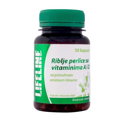 Riblje perlice sa vitaminima A i D cps A30