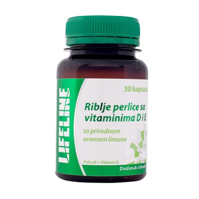 Riblje perlice sa vitaminima D i E a 30 kapsula