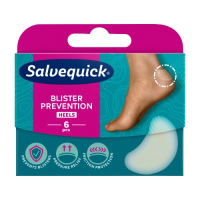 SALVEQUICK Flasteri za pete protiv žuljeva – 6 komada