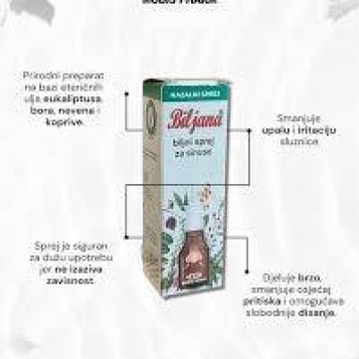 Biljana biljni sprej za sinuse 30mL