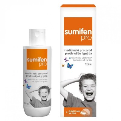 Sumifen pro šampon protiv ušiju i gnjida 125ml+češalj+kapa